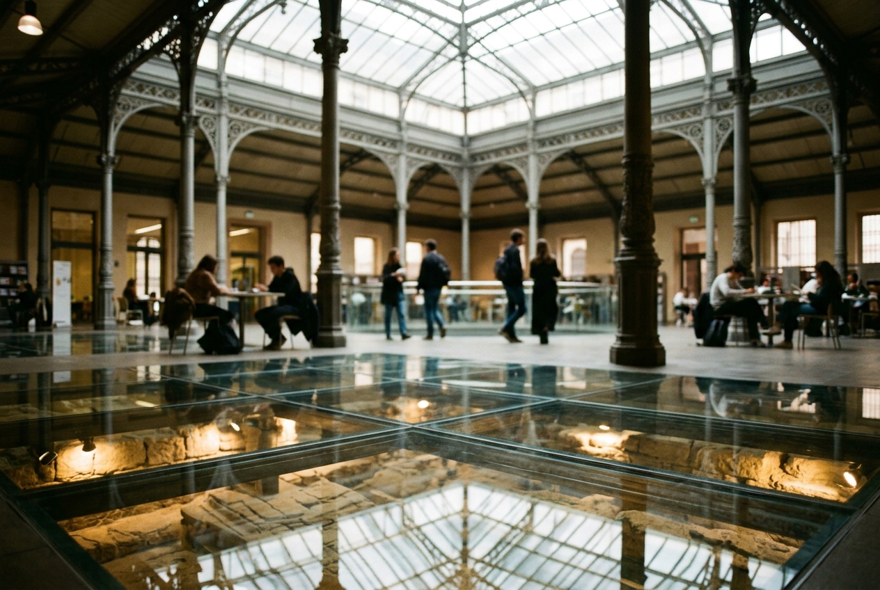 Salaborsa Di Bologna: La Stratificazione Ipogea Dalla Bononia Romana All'Orto Di Aldrovandi, L'Architettura in Ghisa Del 1883 E Il Tempio Civico Della Cultura