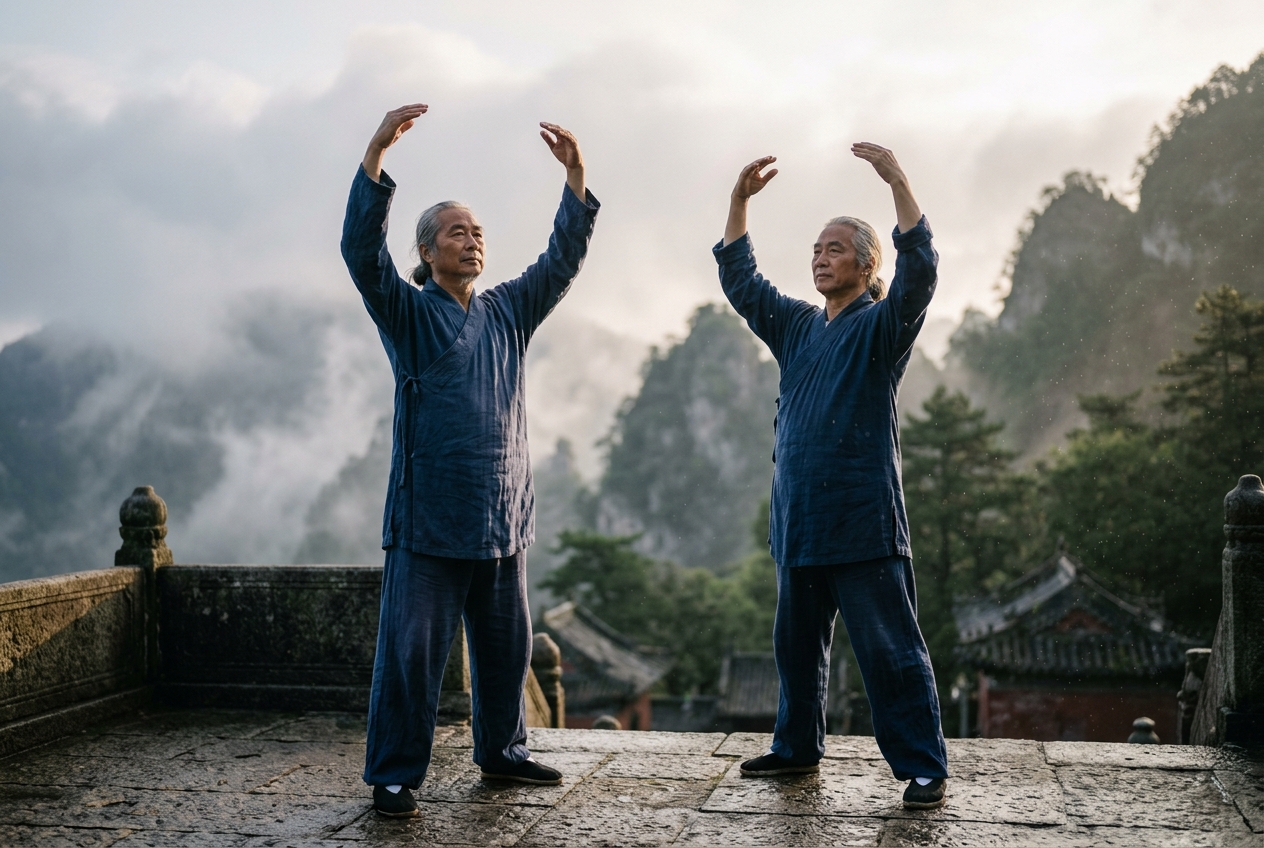 Baduanjin Qigong (Ba Duan Jin) Meridian Dynamics: Governing Eight Section Brocade Postural Alignments, Visceral Organ Traction, San Jiao Regulation, and Kinetic Qi Circulation in Traditional Chinese Medicine