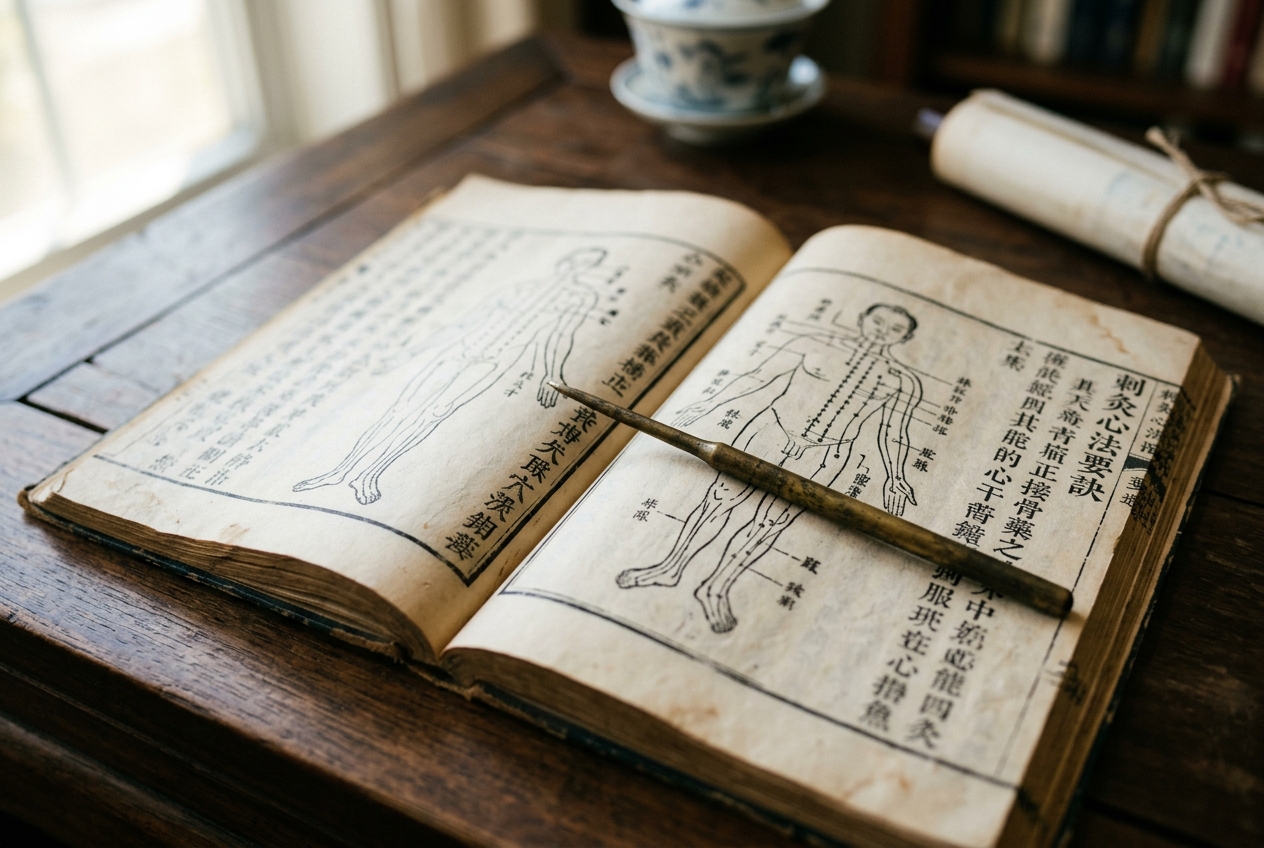 Ci Jiu Xin Fa Yao Jue: Navigating Wu Qian's Imperial Meridian Cartography, Rhymed Clinical Mnemonics, and Precision Acupressure Protocols