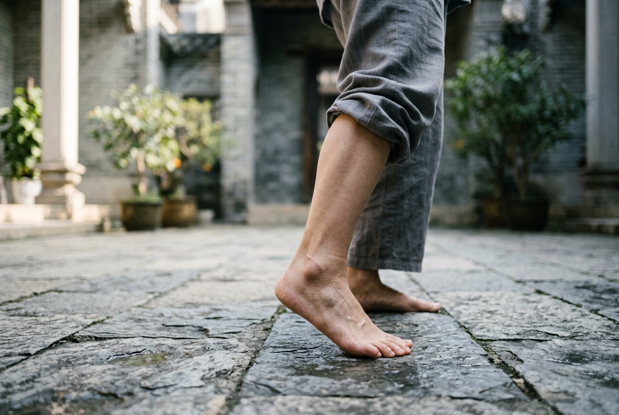Kunlun Cavity Kunlun Mountains: Retromalleolar Fascial Decompression, Posterior Kinetic Chain Grounding, and Descending Bladder Yang Vectoring in Classical Neigong