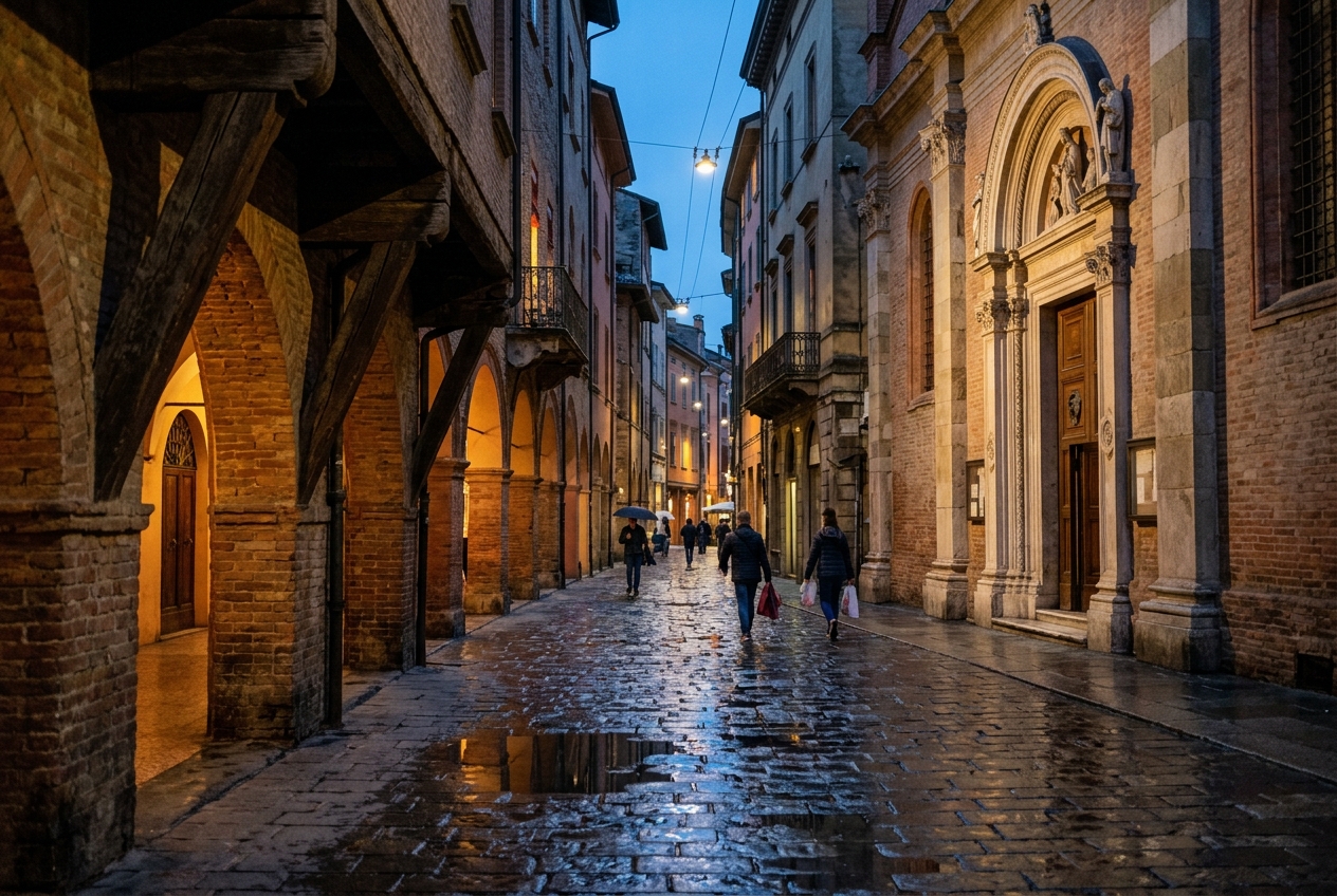 Via Della Pioggia: L'Archeologia Assistenziale Dell'Ospedale Dei Ciechi, Il Miracolo Idrico Del 1561 E La Trama Porticata Tra Galliera E Borgo San Pietro