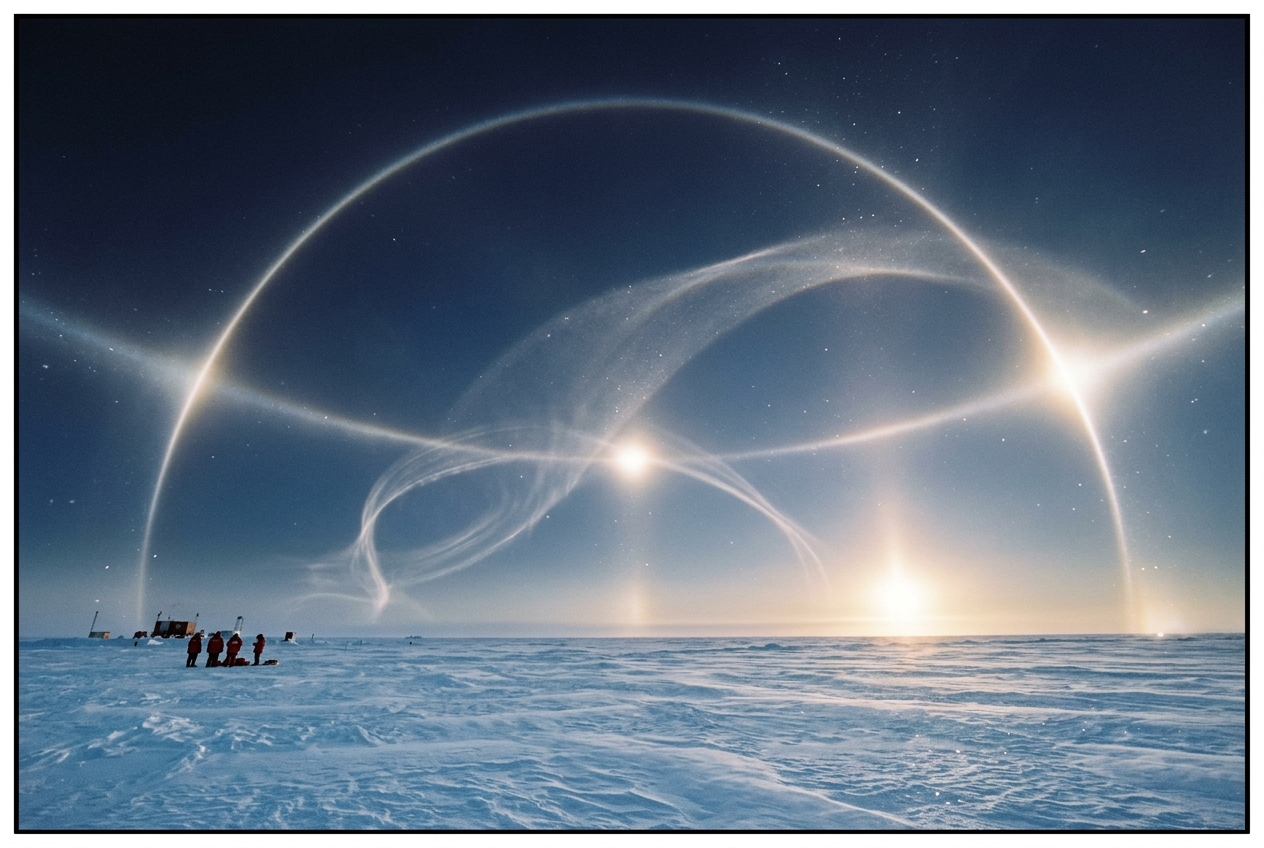Anthelion & Antisolar Optical Dynamics: How Horizontally Oriented Columnar Crystals and Superposed Internal Ray Paths Forge Radiant Counter-Suns